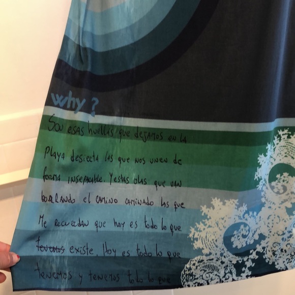 BNWOT Desigual Burk Dress In blues - Picture 4 of 4